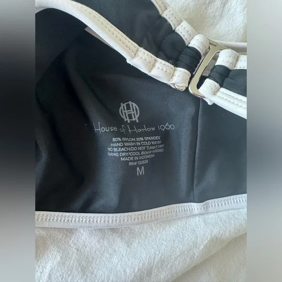 House of Harlow 1960 x REVOLVE Jill Top and High Waist Bottoms Bikini Black - Picture 4 of 9